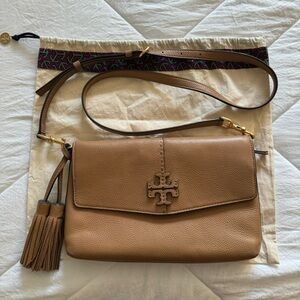 Tory Burch McGraw Shoulder Bag Tiramisu